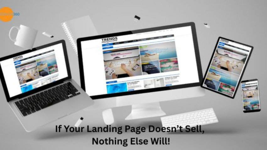 landing page layout example for lead generation